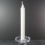 24cm White Stearin Classic Dinner Candles - Not Overdipped